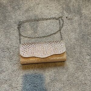 Elegant Gold Evening Clutch